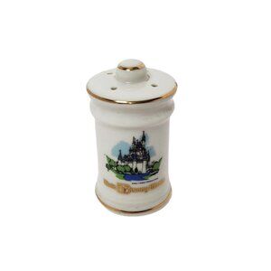 Vtg Replacement Collectible Walt Disney World Souvenier Gold Trimed Porcelain Sa